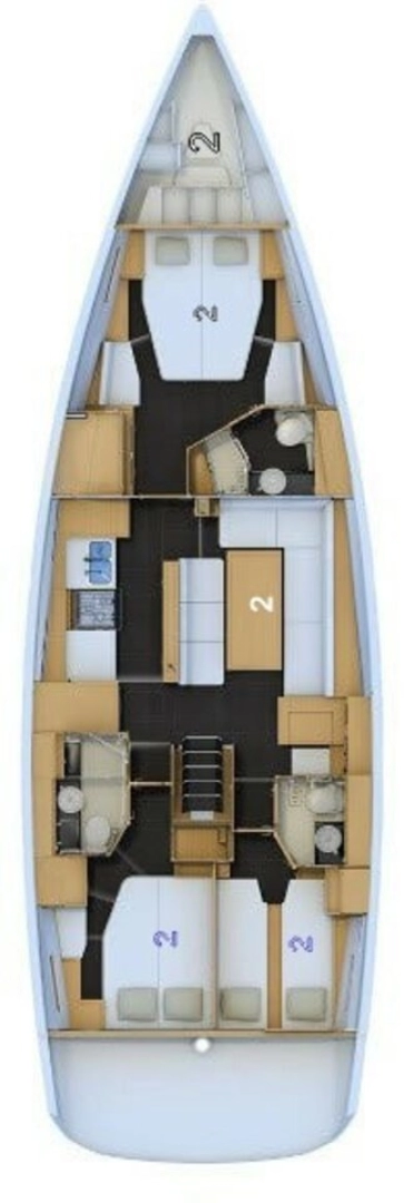 Pronajmout si Jeanneau Jeanneau 54 v Road Town