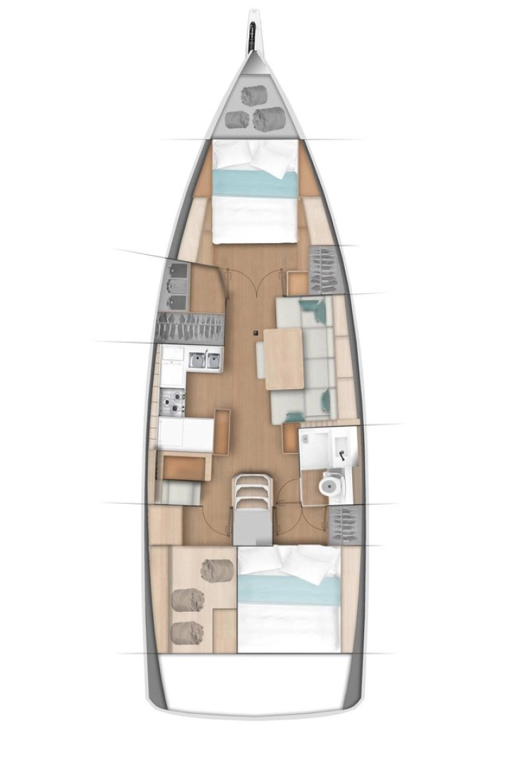 Pronájem Plachetnice Jeanneau s licencí