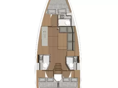Pronájem jachty v Lefkáda -Dufour Dufour 390 GL na Samboatu