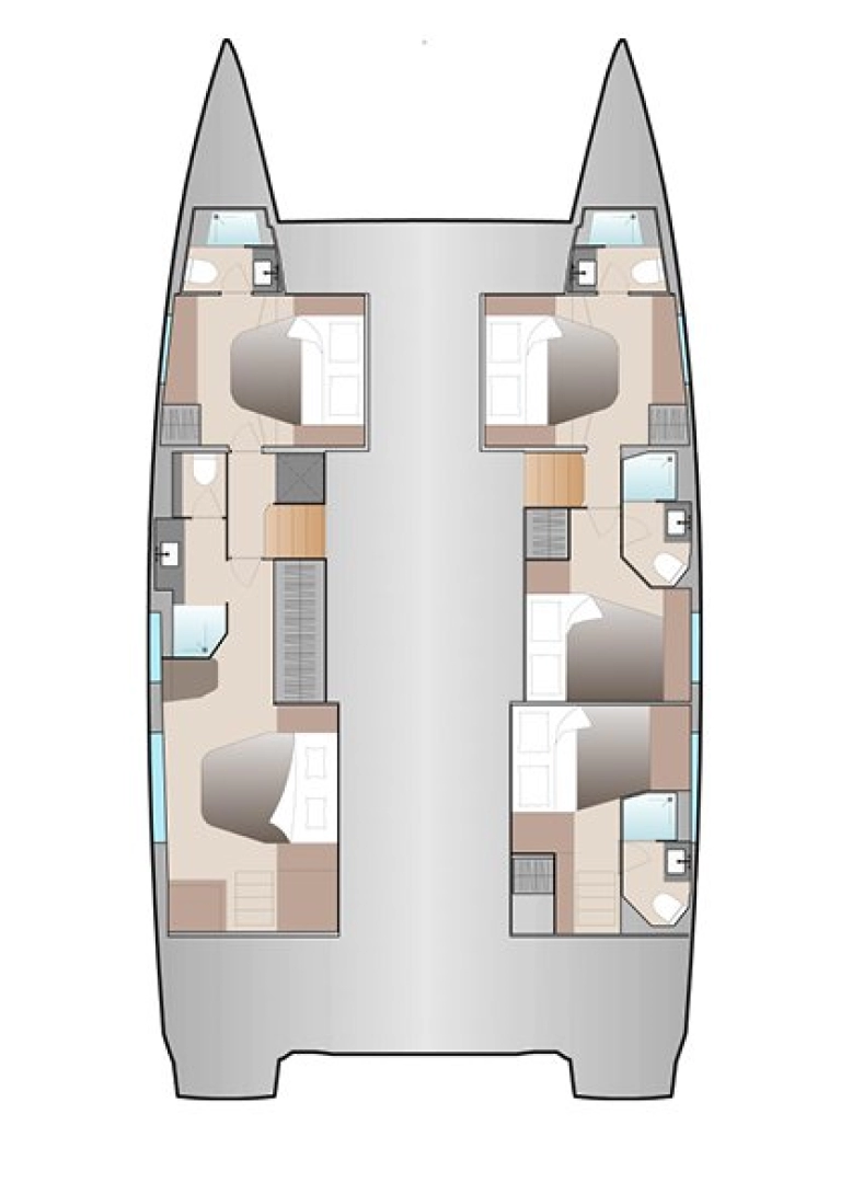 Pronájem jachty v Road Town -Fountaine Pajot Aura 51 na Samboatu