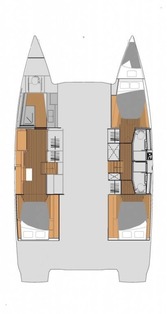 Pronájem Katamarán Fountaine Pajot s licencí