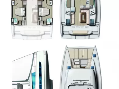 Pronajmout Katamarán se skipperem či ne Bali v Marmaris