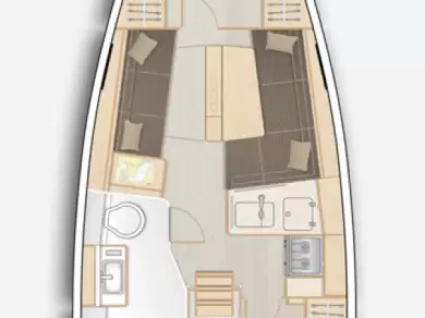 Pronájem lodi Marseille lákavé ceny Hanse 348