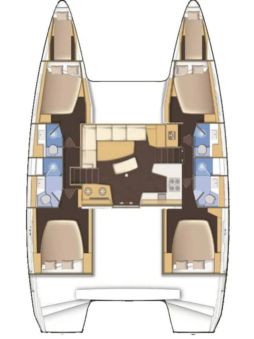 Pronájem jachty v Mahé -Lagoon Lagoon 42 na Samboatu