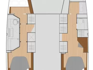 Pronájem lodi Fountaine Pajot Isla 40 v Rogoznica na Samboatu
