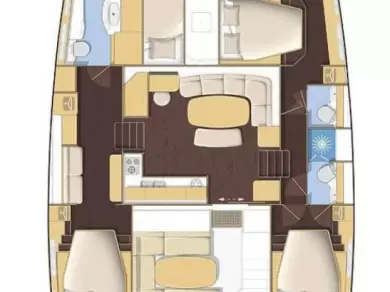 Pronájem lodi Rogoznica lákavé ceny Lagoon 421