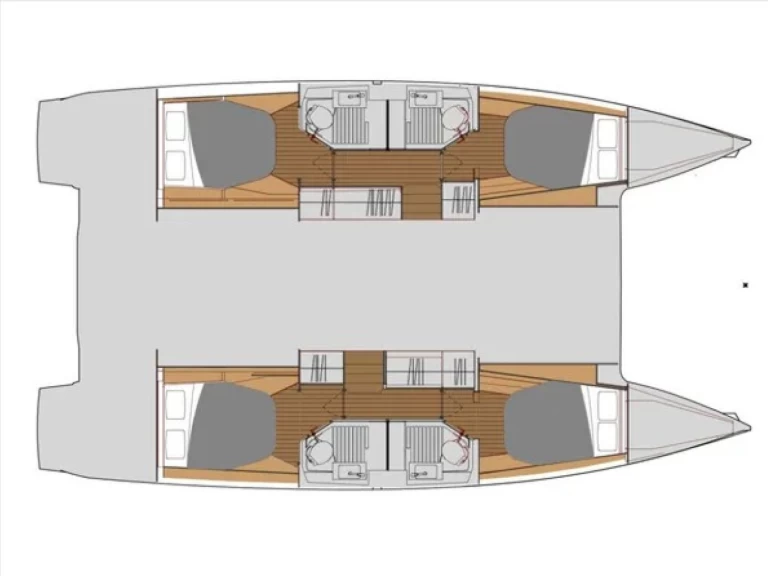 Pronájem Katamarán Fountaine Pajot s licencí