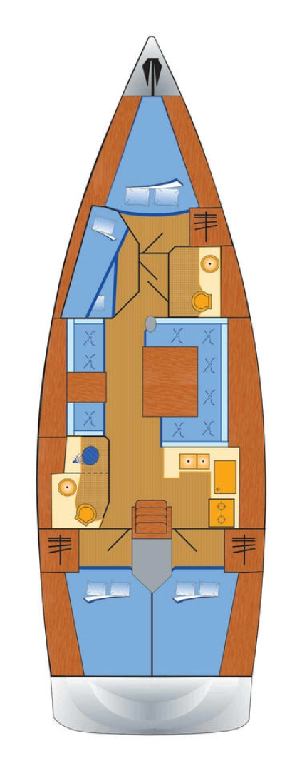 Jeanneau Sun Odyssey 439 jednotlivci a charterové společnosti v Heiligenhafen