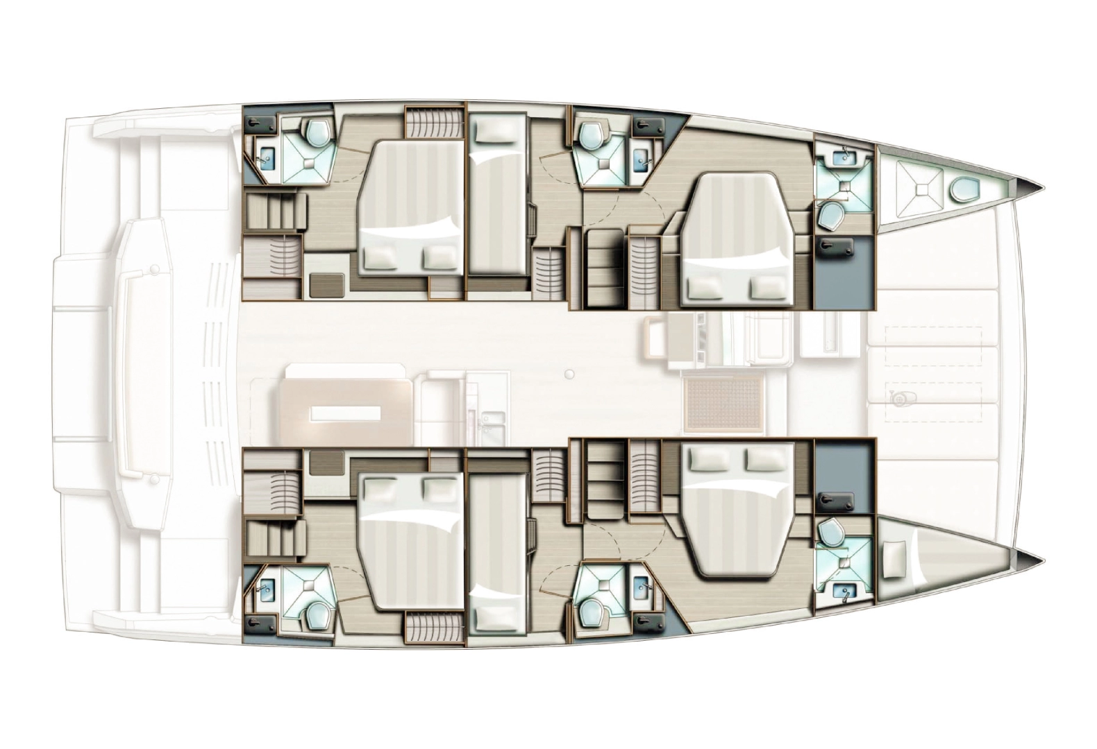 Pronájem Katamarán Bali s licencí