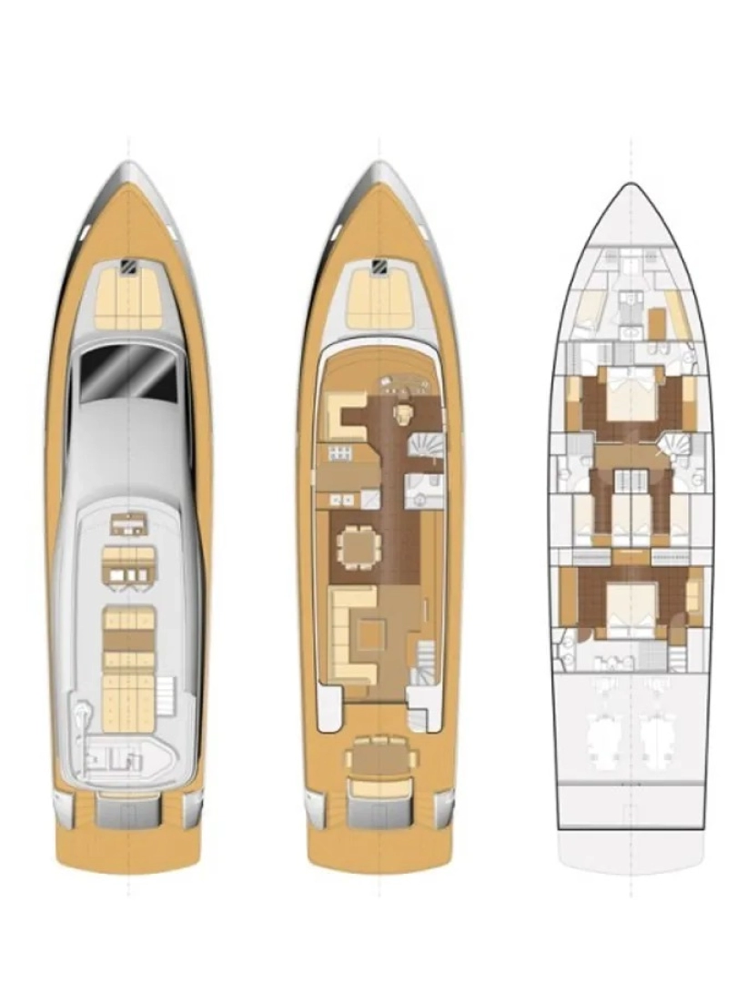 Pronájem lodi Permare Group Amer 86 v Donji Seget na Samboatu