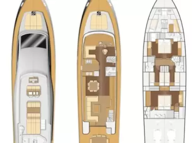 Pronájem lodi Permare Group Amer 86 v Donji Seget na Samboatu
