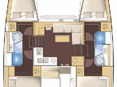 Pronájem jachty v Fethiye -Lagoon Lagoon 39 na Samboatu