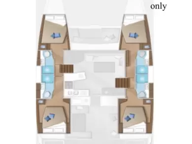 Pronájem jachty v Furnari -Lagoon Lagoon 46 na Samboatu