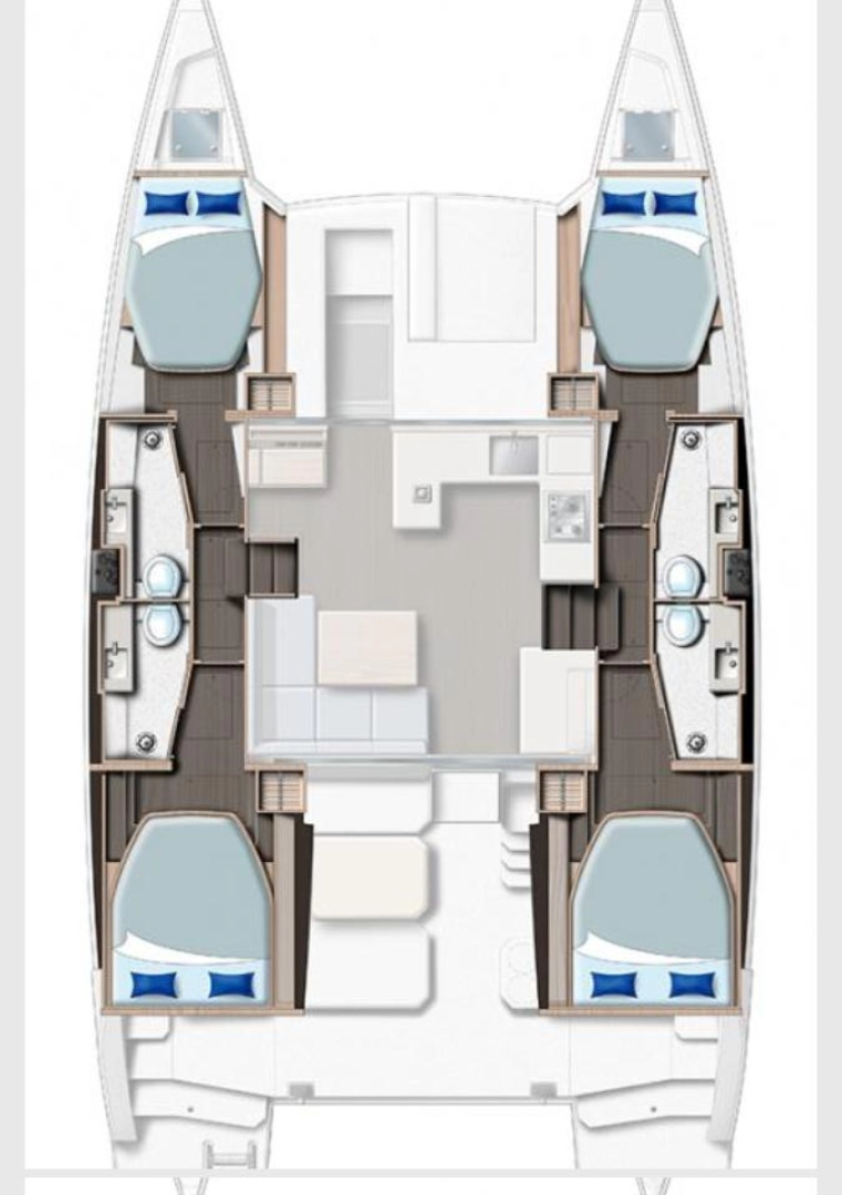 Leopard Catamarans / Robertson & Caine Leopard 42 - 4 cab. jednotlivci a charterové společnosti v Furnari