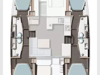 Leopard Catamarans / Robertson & Caine Leopard 42 - 4 cab. jednotlivci a charterové společnosti v Furnari