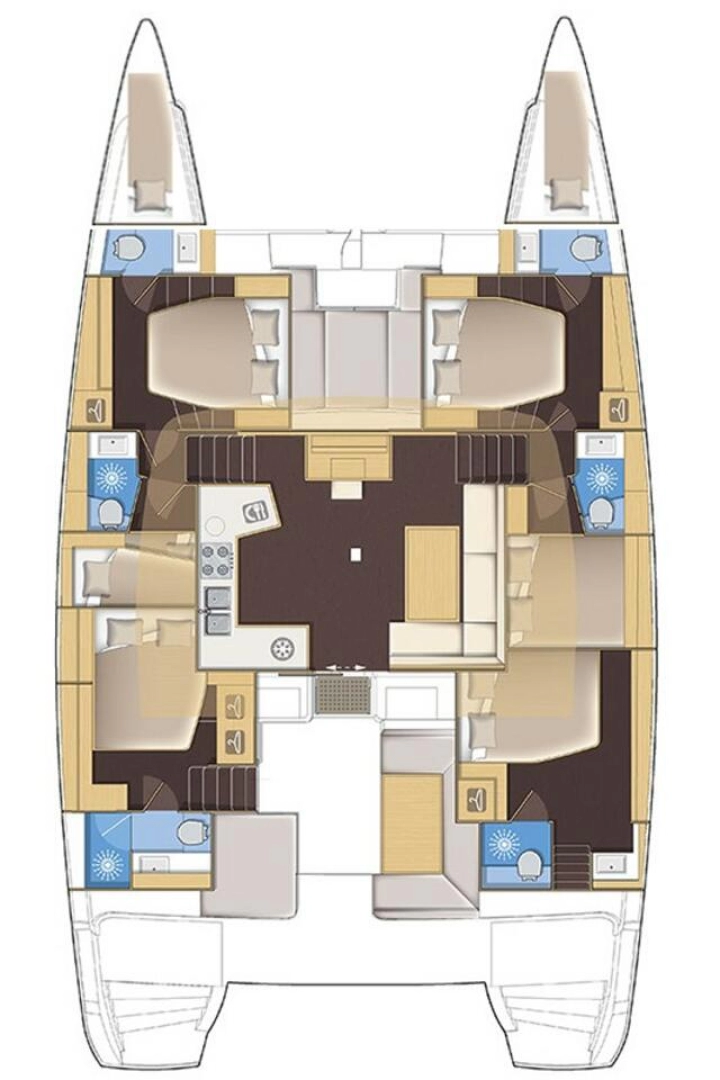 Pronajmout si Lagoon Lagoon 52 F v Trogir