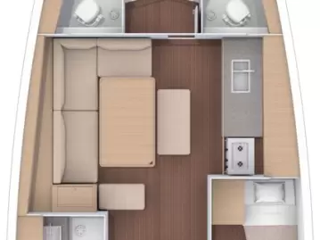 Dufour Dufour 460 Grand Large jednotlivci a charterové společnosti v Preveza