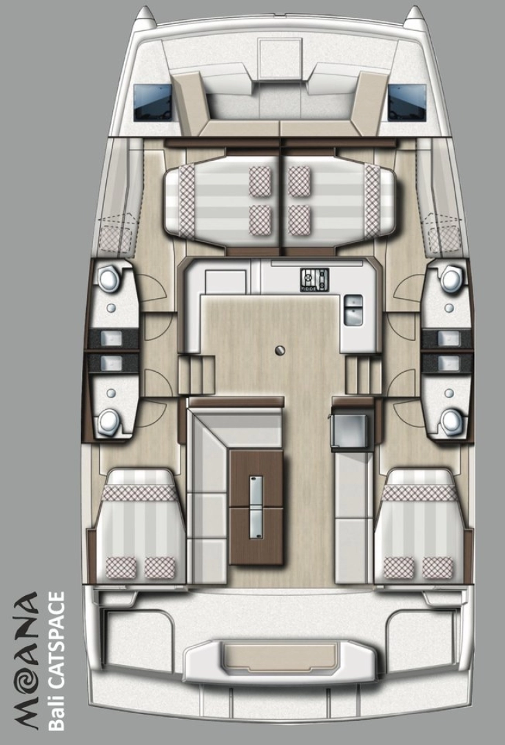 Pronájem jachty v Göcek  -Bali Bali Catspace Voile na Samboatu