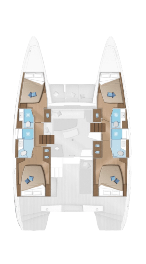 Pronájem Katamarán v Road Town -Lagoon Lagoon 42