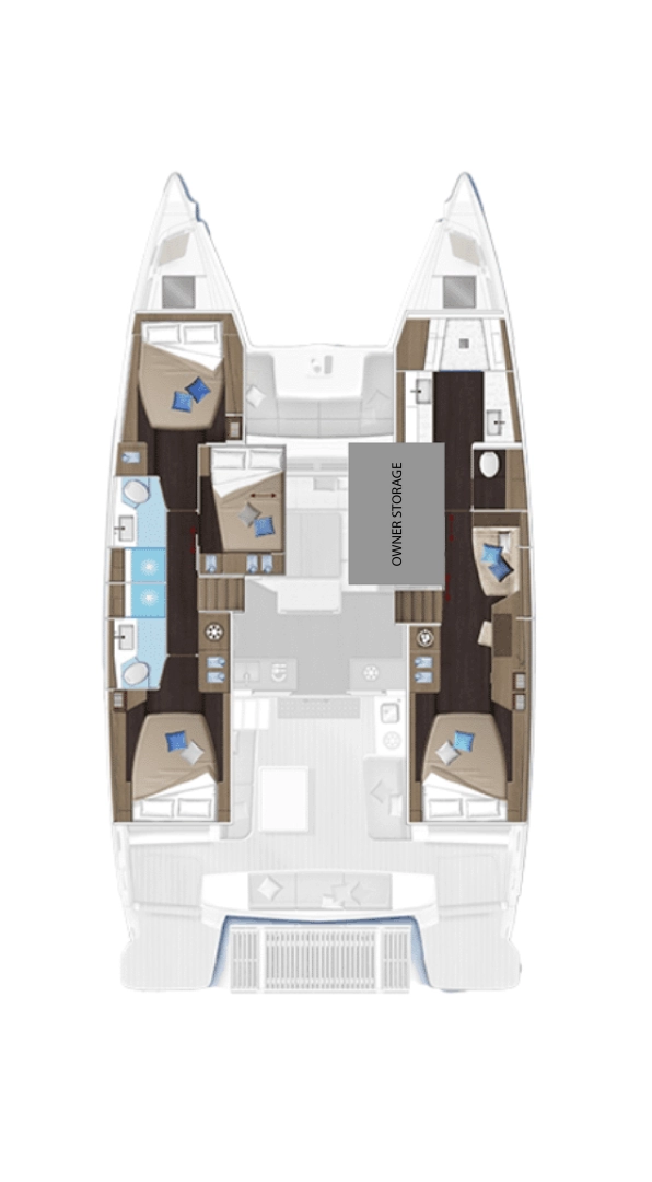 Pronajmout Katamarán se skipperem či ne Lagoon v Road Town