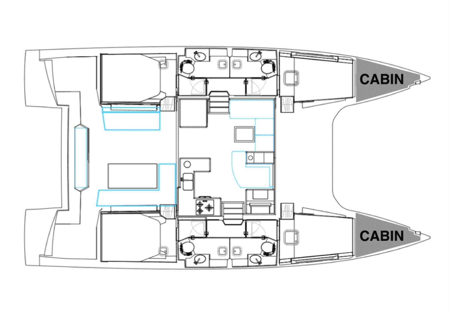 Pronájem Katamarán v Road Town -Nautitech Nautitech 46 Fly