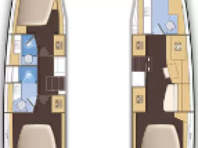 Pronájem Katamarán v Saint Raphael -Lagoon Lagoon 42