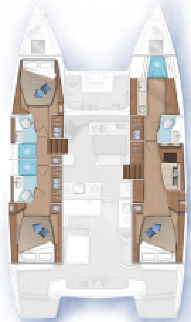 Pronájem jachty v Saint Raphael -Lagoon Lagoon 46 na Samboatu