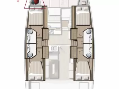 Pronájem jachty v Lavrio -Bali Bali 4.2 na Samboatu