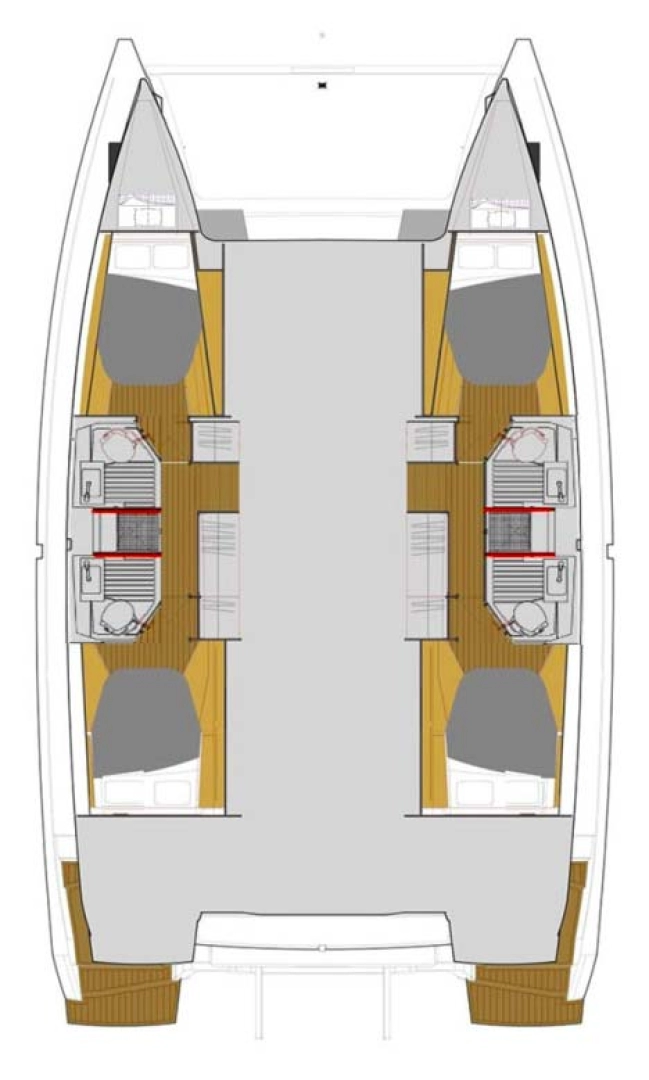 Pronájem Katamarán Fountaine Pajot s licencí
