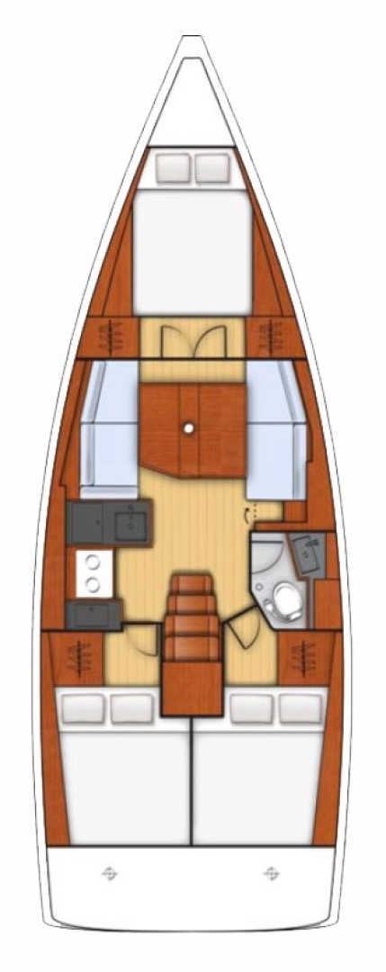 Pronájem Plachetnice v Biograd Na Moru -Bénéteau Oceanis 38.1