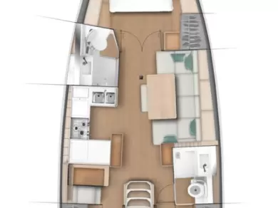 Pronájem jachty v Biograd Na Moru -Jeanneau Sun Odyssey 440 na Samboatu