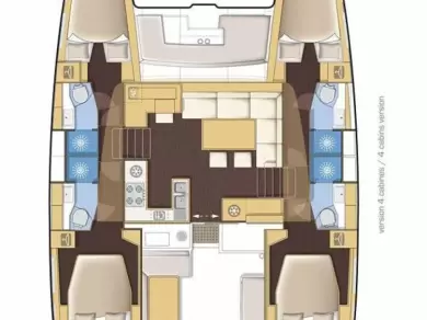 Pronájem lodi Palma de Mallorca lákavé ceny Lagoon 450