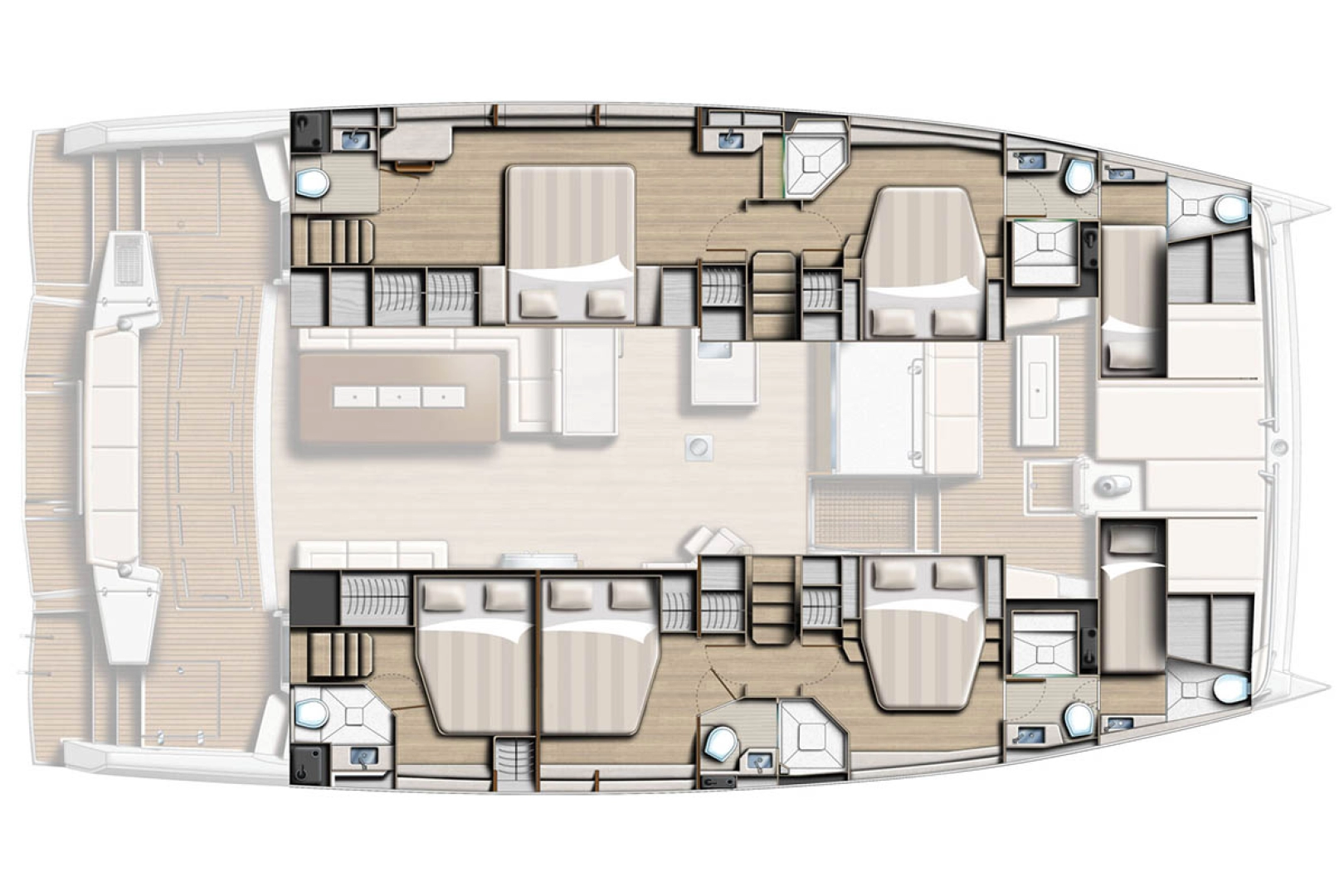 Pronájem Katamarán Bali s licencí