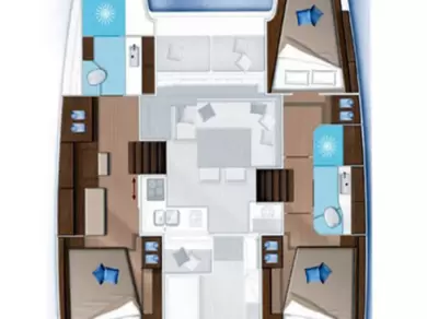 Pronájem lodi Lagoon Lagoon 40 v Donji Seget na Samboatu