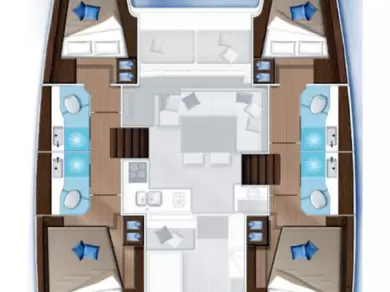 Pronájem lodi Lagoon Lagoon 40 v Donji Seget na Samboatu
