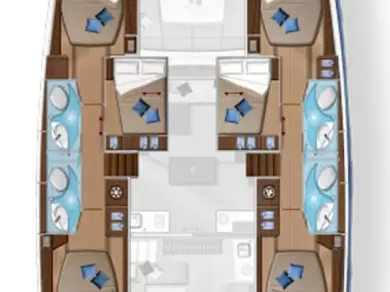 Pronájem lodi Lagoon Lagoon 50 v Donji Seget na Samboatu