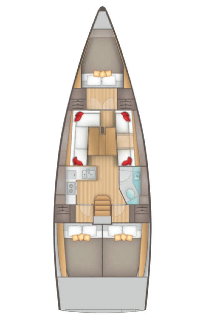 Pronajmout si Salona Salona 380 v Kaštela