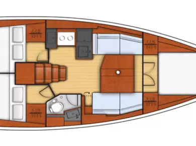Pronájem jachty v Biograd Na Moru -Bénéteau Oceanis 38.1 na Samboatu