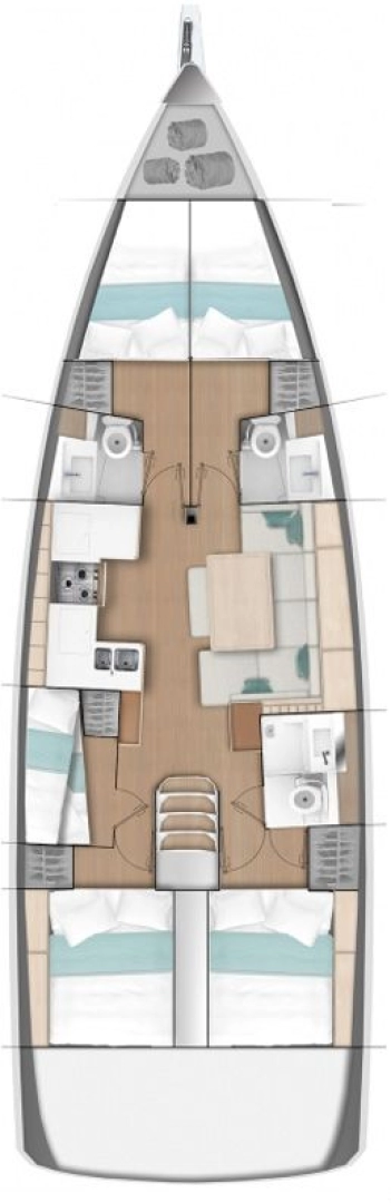 Pronájem Plachetnice v Lavrio -Jeanneau Sun Odyssey 490