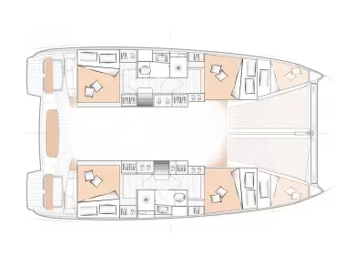 Pronajmout Katamarán se skipperem či ne Excess v Deme of Volos