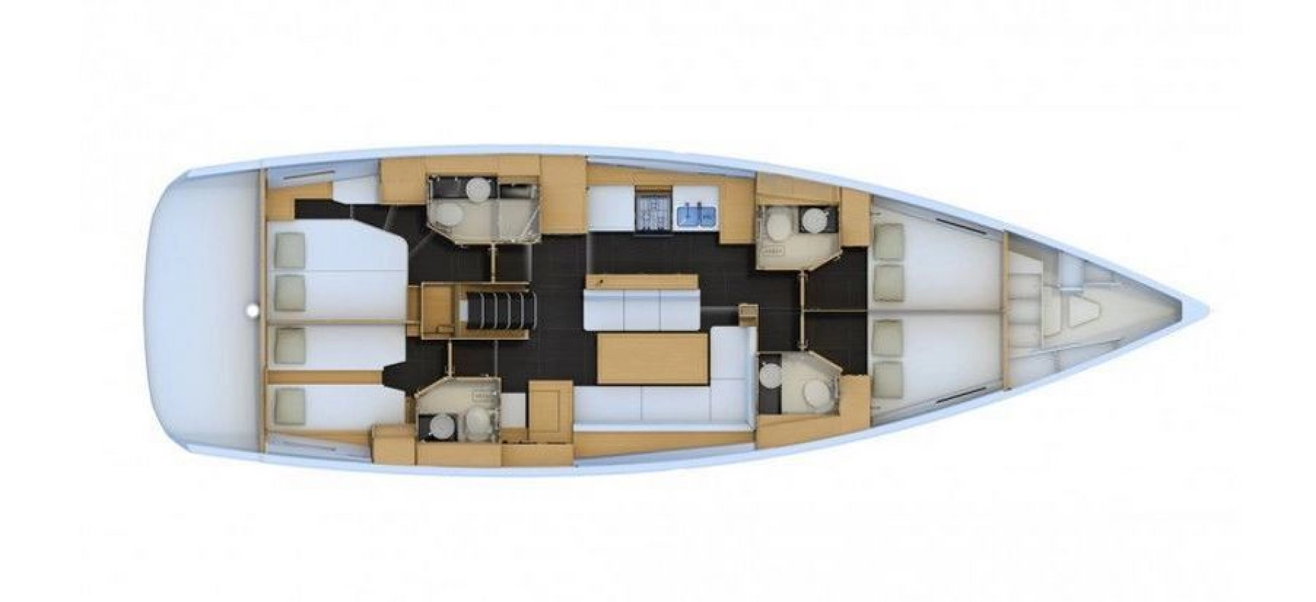 Jeanneau Jeanneau 54 jednotlivci a charterové společnosti v Kos