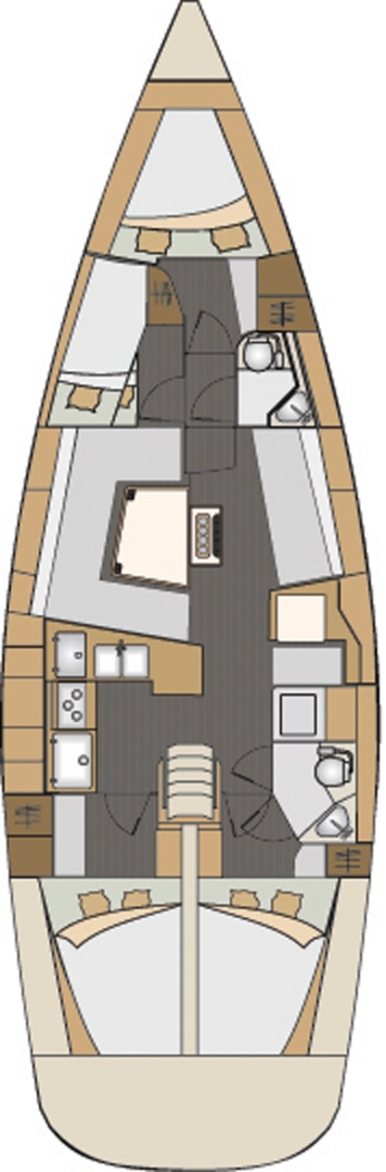 Pronájem lodi Elan Impression 45 v Split na Samboatu