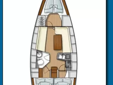 Pronájem lodi Anzio lákavé ceny Hanse 341