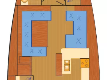 Pronájem Plachetnice v Biograd Na Moru -Hanse Hanse 588