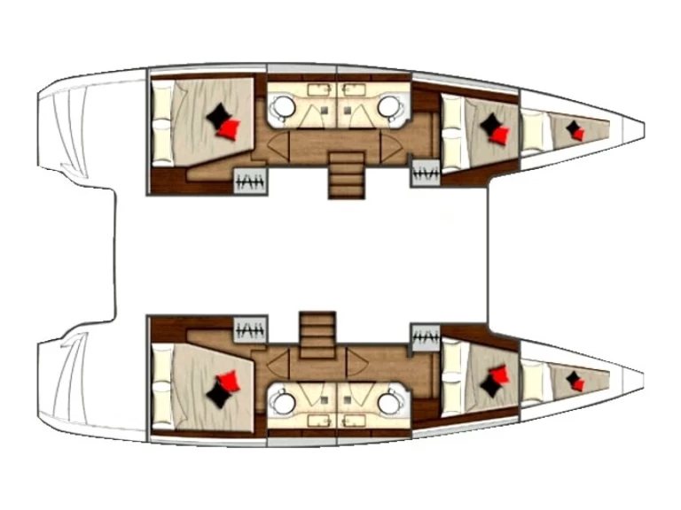 Pronájem Katamarán v Primošten  -Lagoon Lagoon 40