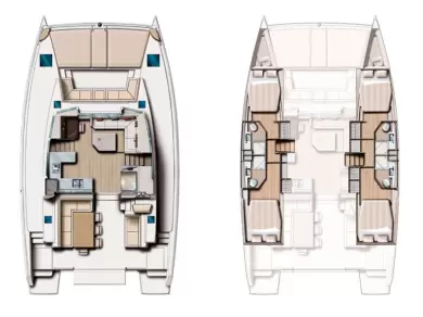 Pronájem lodi Bali Bali 4.5 v Trogir na Samboatu