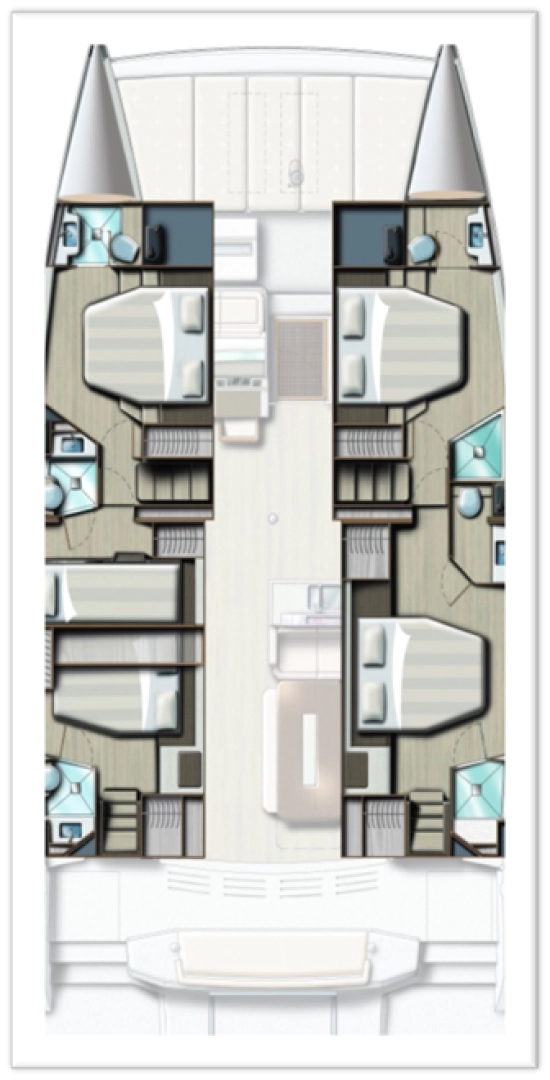 Pronájem lodi Bali Bali 4.8 v Rogoznica na Samboatu