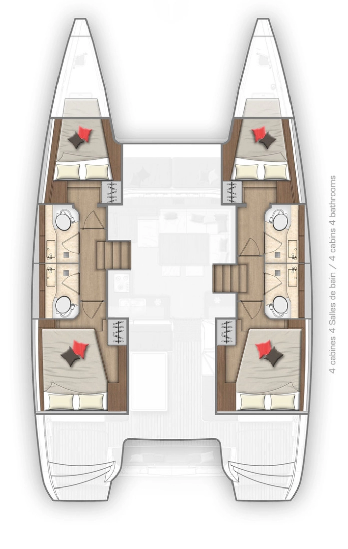 Pronájem Katamarán v Biograd Na Moru -Lagoon Lagoon 40