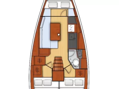 Pronájem Plachetnice v Split -Bénéteau Oceanis 35