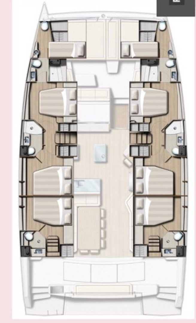 Pronájem lodi Lefkáda lákavé ceny Bali 5.4